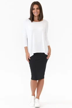 Skirts<Betty Basics Alicia Black Midi Skirt