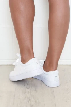 White Sneakers<Keds Alley White Sequin Sneaker