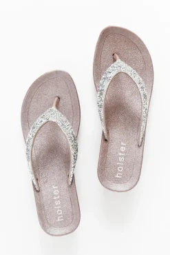 Heeled Sandals<Holster Alora Champagne Diamante Wedge