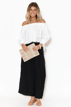 Pants<Slate the Label Amara Black Wide Leg Pant
