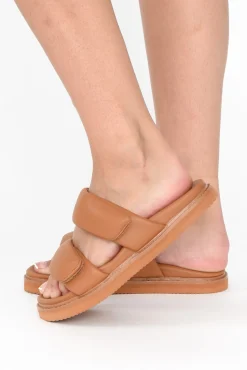 Slides<Human Shoes Amy Tan Leather Slide