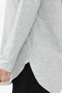 Cotton Tops<Cafe Latte Archer Grey Cotton Long Sleeve Top