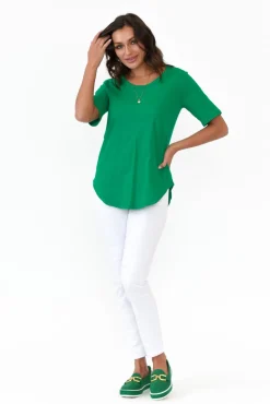 Sleeved Tops<Betty Basics Ariana Jade Cotton Tee