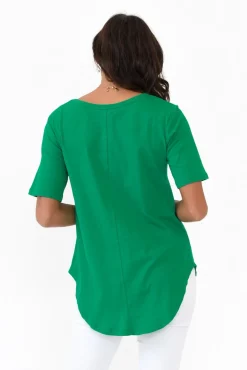 Sleeved Tops<Betty Basics Ariana Jade Cotton Tee