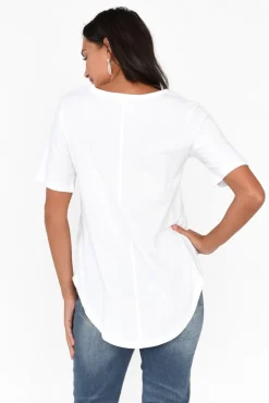 Cotton Tops<Betty Basics Ariana Rainbow Star Cotton Tee