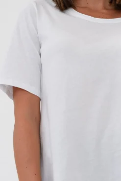 Cotton Tops<Betty Basics Ariana White Cotton Tee