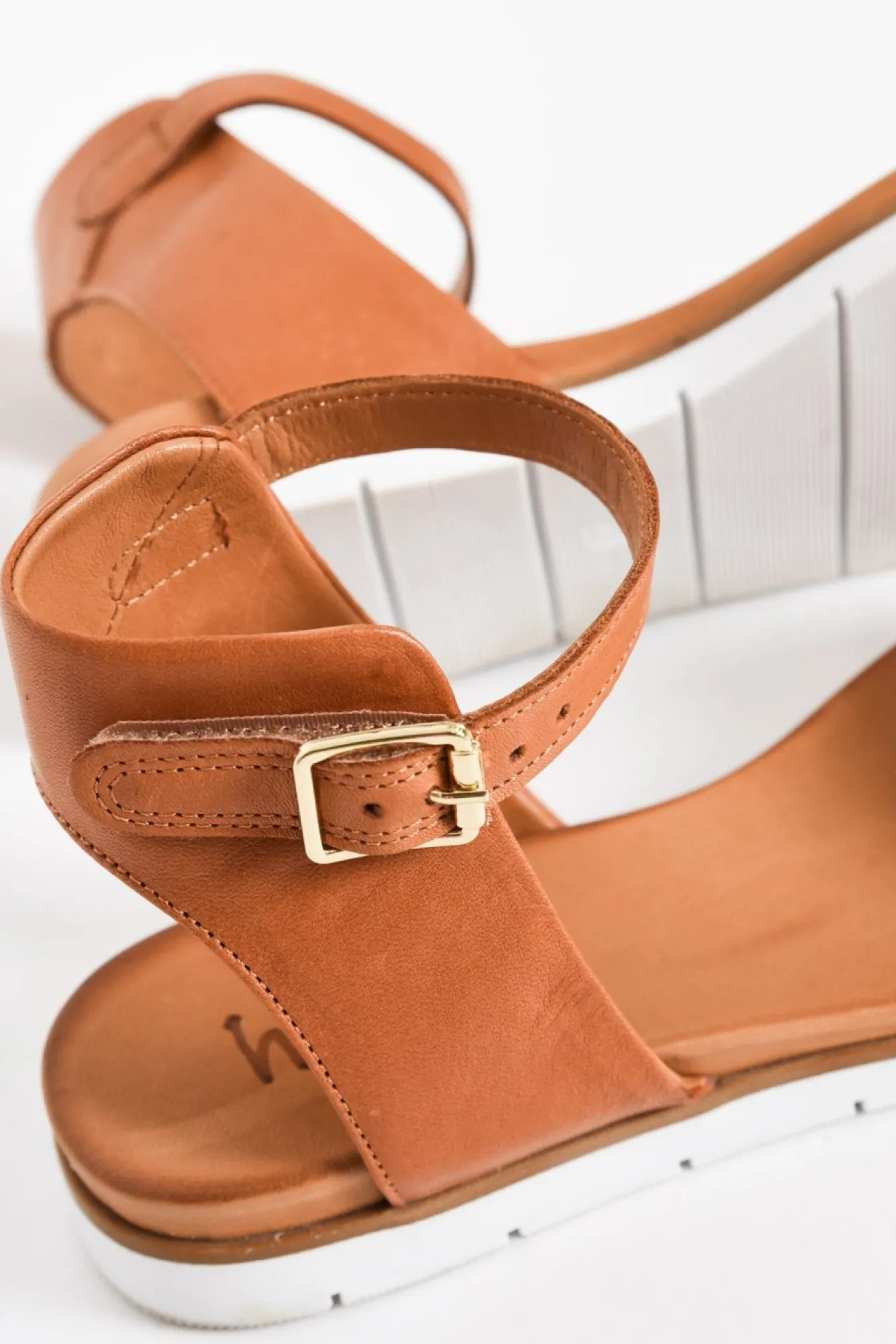 Flat Sandals<Hinako Aspen Tan Leather Sandal