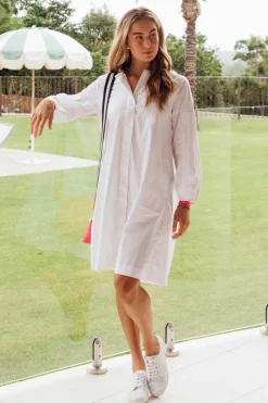 Cotton Dresses<Foil Austin White Cotton Shirt Dress