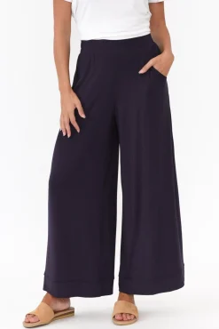 Pants<Tani Bella Navy Micro Modal Wide Leg Pant