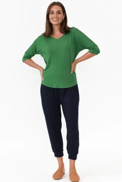 Sleeved Tops<Bamboo Body Betsy Green Bamboo Top