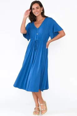 Bamboo Dresses<PQ Billine Cobalt Bamboo Dress