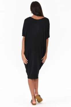 Batwing Dresses<Betty Basics Black Maui Dress