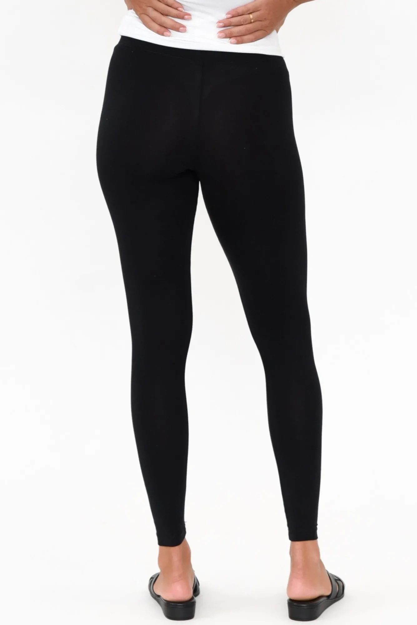 Pants<Tani Black Micro Modal Stretch Legging