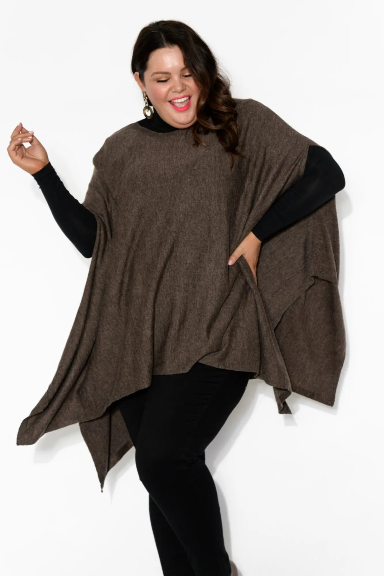 Sleeved Tops<Tani Black Micro Modal Turtleneck Top