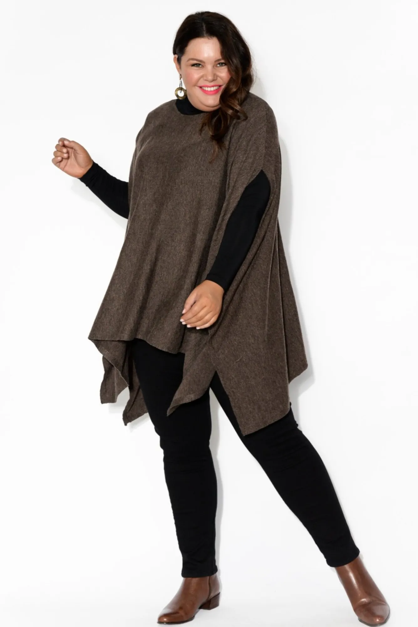 Sleeved Tops<Tani Black Micro Modal Turtleneck Top