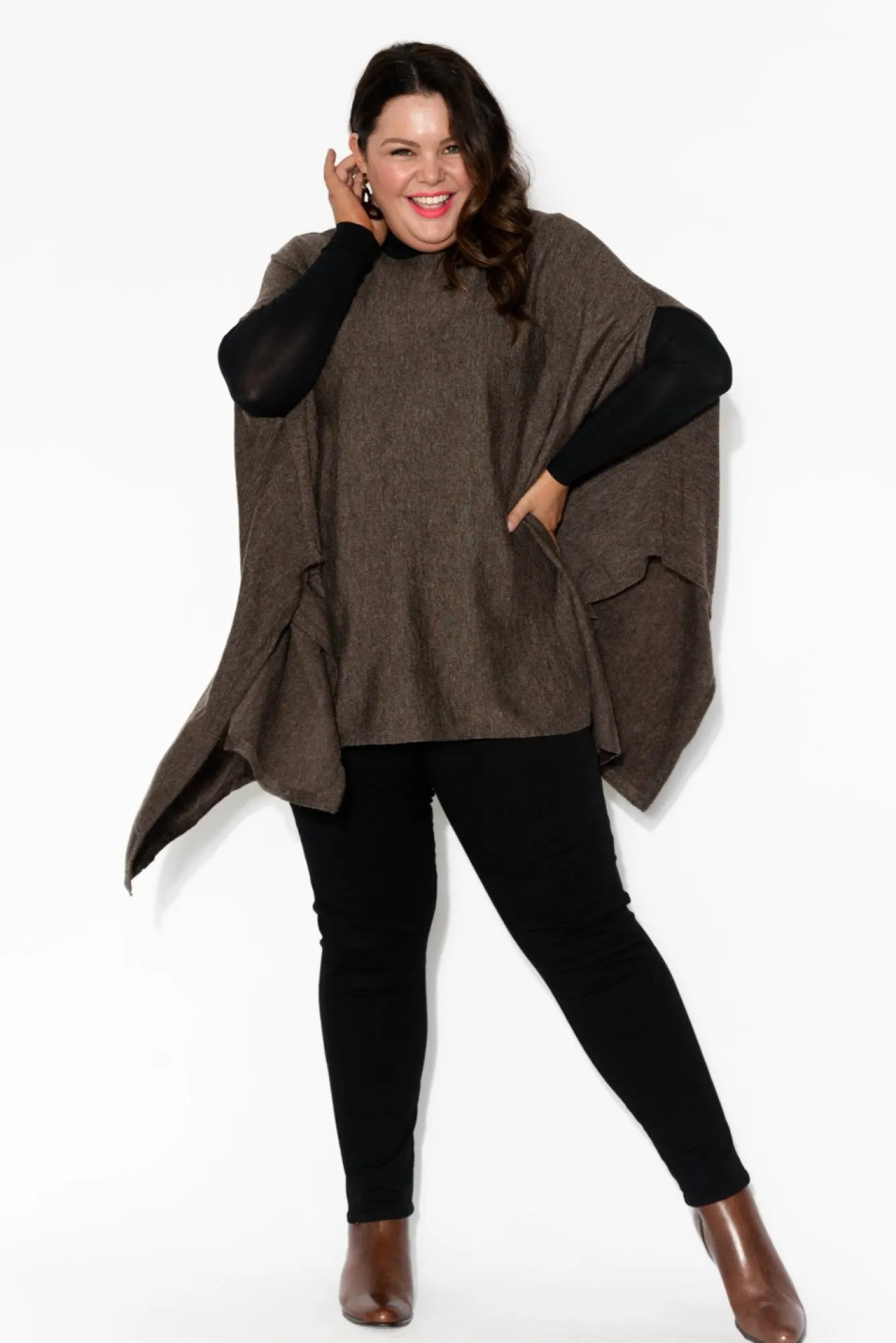 Sleeved Tops<Tani Black Micro Modal Turtleneck Top