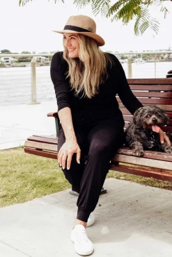 Pants<Betty Basics Black Weekend Pant