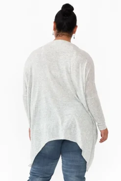 Tunic Tops<Boho Braxton Grey Knit Jumper