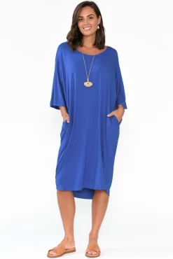 Bamboo Dresses<PQ Brea Cobalt Bamboo Dress