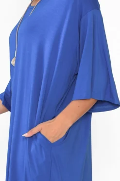 Bamboo Dresses<PQ Brea Cobalt Bamboo Dress