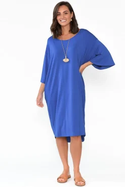 Bamboo Dresses<PQ Brea Cobalt Bamboo Dress