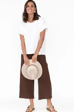 Pants<Threadz Byron Chocolate Cotton Pocket Pant