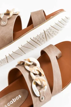 Slides<Los Cabos Cai Taupe Chain Platform Slide