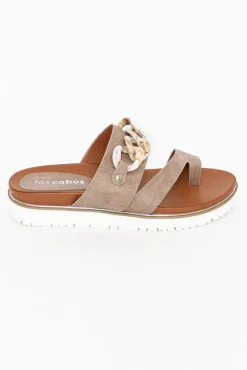 Slides<Los Cabos Cai Taupe Chain Platform Slide
