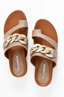 Slides<Los Cabos Cai Taupe Chain Platform Slide