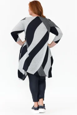 Cotton Dresses<Peony Canis Navy Stripe Knit Dress