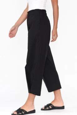 Pants<Clarity Carlton Black Convertible Cropped Pant