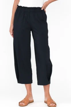 Pants<Clarity Carlton Navy Convertible Cropped Pant