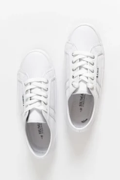 White Sneakers<Human Shoes Cass White Leather Sneaker