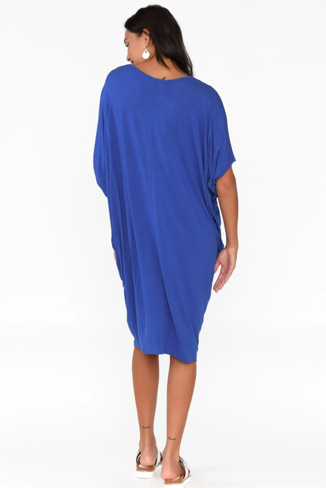 Above Knee Dresses<Betty Basics Cobalt Maui Dress