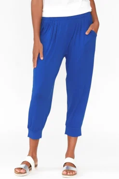 Pants<Betty Basics Cobalt Tokyo Slouch Pant