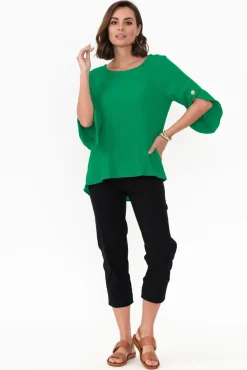 Pants<Threadz Cody Black Straight Leg Stretch Pant