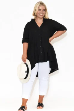 Pants<Threadz Cody White Straight Leg Stretch Pant