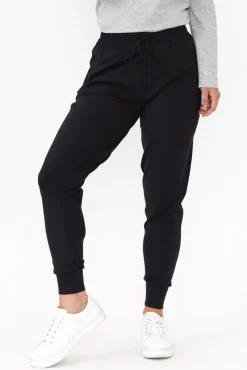 Pants<Betty Basics Collins Black Tie Waist Jogger Pant