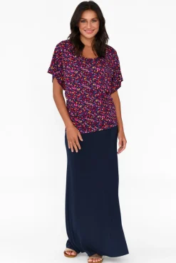 Sleeved Tops<Betty Basics Confetti Maui Tee