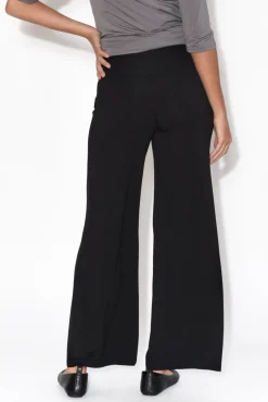 Pants<Bamboo Body Cory Black Bamboo Wide Leg Pant
