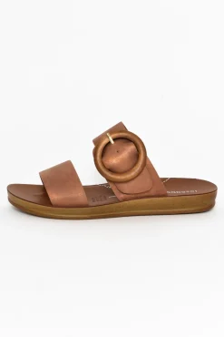 Slides<Los Cabos Damani Bronze Buckle Slide