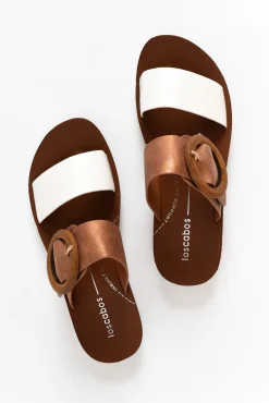 Slides<Los Cabos Damani Seashell Buckle Slide