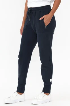 Pants<Elm Danni Navy Cotton Lounge Pant