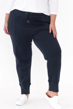 Pants<Elm Danni Navy Cotton Lounge Pant