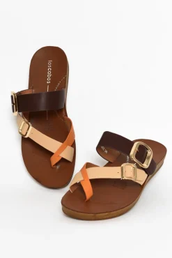 Slides<Los Cabos Dany Copper Buckle Slide