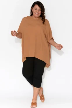 Pants<Orientique Darcy Black Cotton Capri Pant