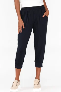 Pants<Betty Basics Deep Navy Tokyo Slouch Pant