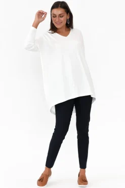 Pants<Willow Tree Dixon Navy Cotton Stretch Pant