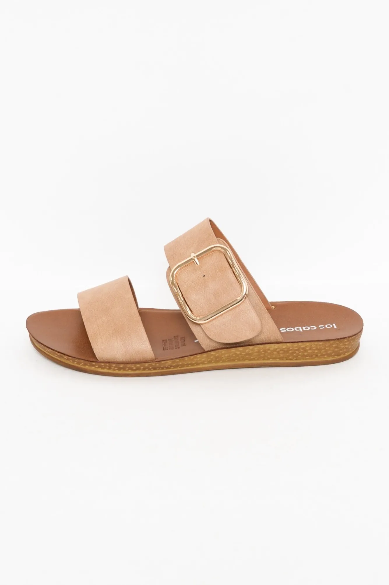 Slides<Los Cabos Doti Camel Buckle Slide
