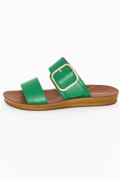Slides<Los Cabos Doti Emerald Buckle Slide